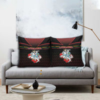 Lithuania Pillow Cover Knight In Armor With Map - Wonder Print Shop