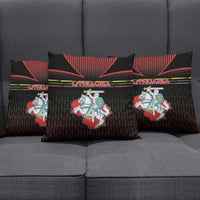 Lithuania Pillow Cover Knight In Armor With Map - Wonder Print Shop