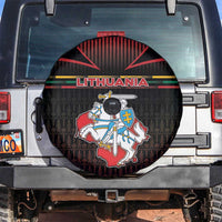 Lithuania Spare Tire Cover Knight In Armor With Map - Wonder Print Shop