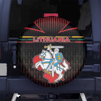 Lithuania Spare Tire Cover Knight In Armor With Map - Wonder Print Shop