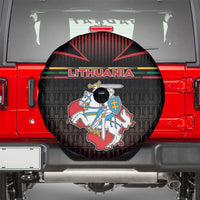 Lithuania Spare Tire Cover Knight In Armor With Map - Wonder Print Shop