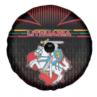 Lithuania Spare Tire Cover Knight In Armor With Map - Wonder Print Shop