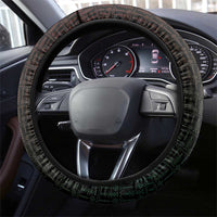 Lithuania Steering Wheel Cover Knight In Armor With Map - Wonder Print Shop
