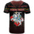 Personalized Lithuania T Shirt Knight In Armor With Map - Wonder Print Shop