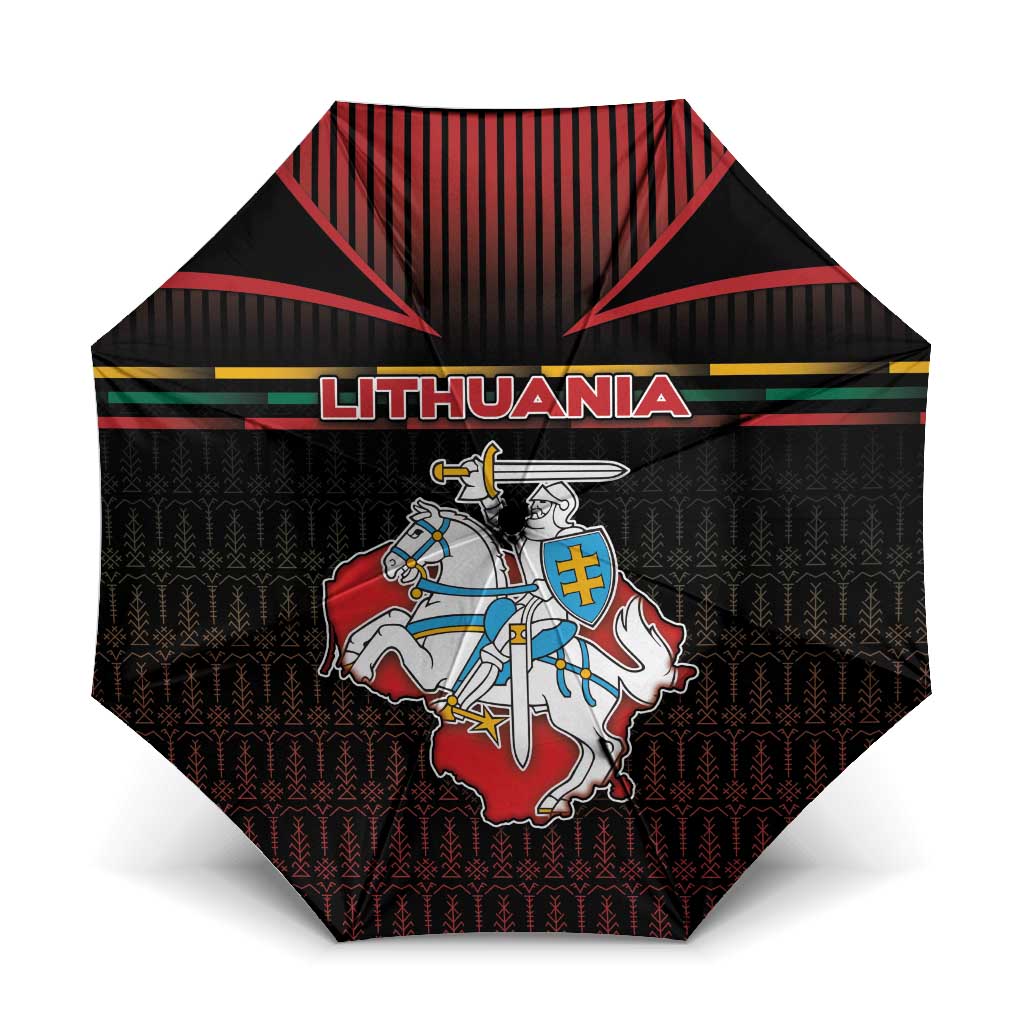 Lithuania Umbrella Knight In Armor With Map - Wonder Print Shop