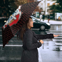 Lithuania Umbrella Knight In Armor With Map - Wonder Print Shop