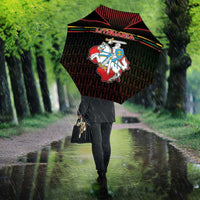Lithuania Umbrella Knight In Armor With Map - Wonder Print Shop