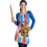 Luxembourg Apron Red Lion With Coat Of Arms - Wonder Print Shop