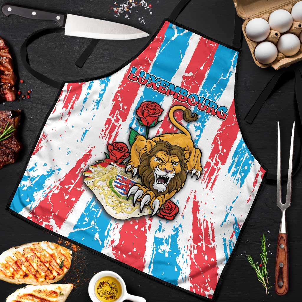 Luxembourg Apron Red Lion With Coat Of Arms - Wonder Print Shop