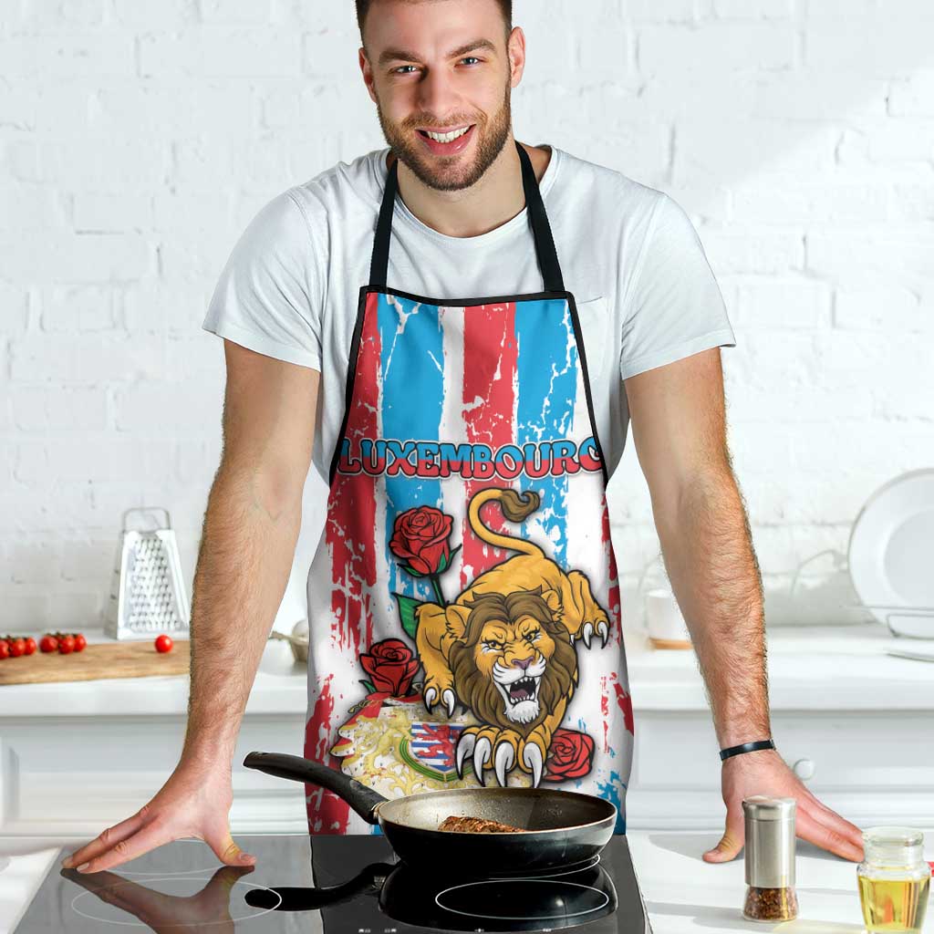 Luxembourg Apron Red Lion With Coat Of Arms - Wonder Print Shop