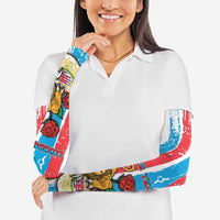 Luxembourg Arm Sleeves Red Lion With Coat Of Arms - Wonder Print Shop