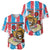 Personalized Luxembourg Baseball Jersey Red Lion With Coat Of Arms - Wonder Print Shop