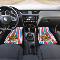 Luxembourg Car Mats Red Lion With Coat Of Arms - Wonder Print Shop