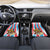 Luxembourg Car Mats Red Lion With Coat Of Arms - Wonder Print Shop