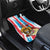 Luxembourg Car Mats Red Lion With Coat Of Arms - Wonder Print Shop
