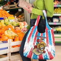Luxembourg Grocery Bag Red Lion With Coat Of Arms - Wonder Print Shop