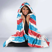 Luxembourg Hooded Blanket Red Lion With Coat Of Arms - Wonder Print Shop