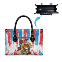 Luxembourg Leather Bag Red Lion With Coat Of Arms - Wonder Print Shop