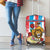Luxembourg Luggage Cover Red Lion With Coat Of Arms - Wonder Print Shop