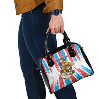 Luxembourg Shoulder Handbag Red Lion With Coat Of Arms - Wonder Print Shop