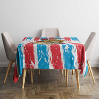Luxembourg Tablecloth Red Lion With Coat Of Arms - Wonder Print Shop