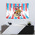 Luxembourg Tapestry Red Lion With Coat Of Arms - Wonder Print Shop