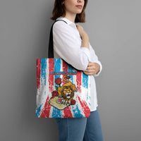Luxembourg Tote Bag Red Lion With Coat Of Arms - Wonder Print Shop
