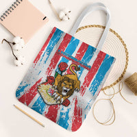 Luxembourg Tote Bag Red Lion With Coat Of Arms - Wonder Print Shop