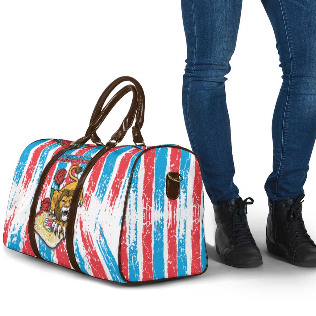 Luxembourg Travel Bag Red Lion With Coat Of Arms - Wonder Print Shop