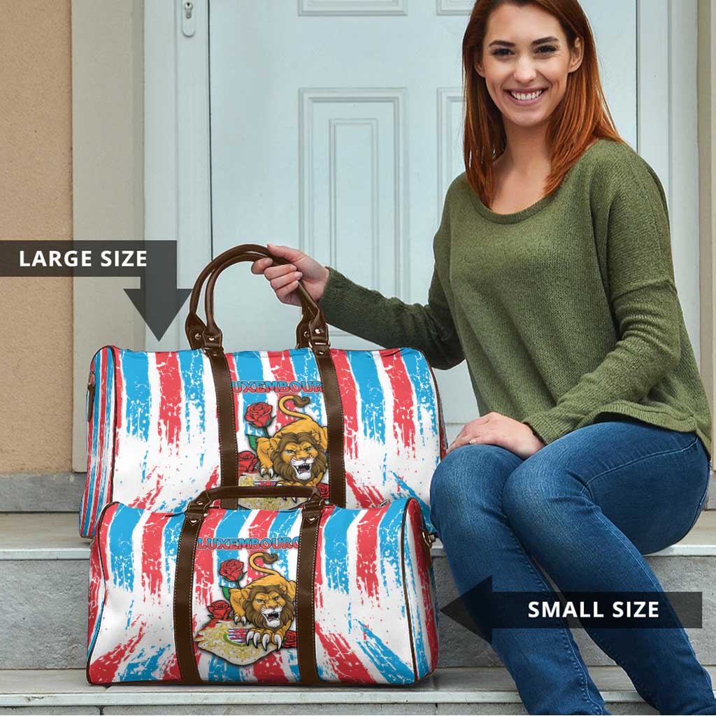 Luxembourg Travel Bag Red Lion With Coat Of Arms - Wonder Print Shop