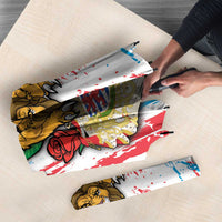 Luxembourg Umbrella Red Lion With Coat Of Arms - Wonder Print Shop