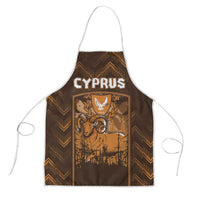 Cyprus Apron The Cypriot Mouflon With Coat Of Arms - Wonder Print Shop