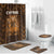 Cyprus Bathroom Set The Cypriot Mouflon With Coat Of Arms - Wonder Print Shop