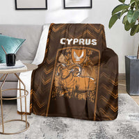 Cyprus Blanket The Cypriot Mouflon With Coat Of Arms - Wonder Print Shop