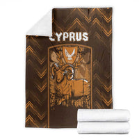 Cyprus Blanket The Cypriot Mouflon With Coat Of Arms - Wonder Print Shop