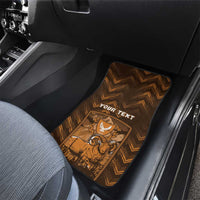 Cyprus Car Mats The Cypriot Mouflon With Coat Of Arms - Wonder Print Shop