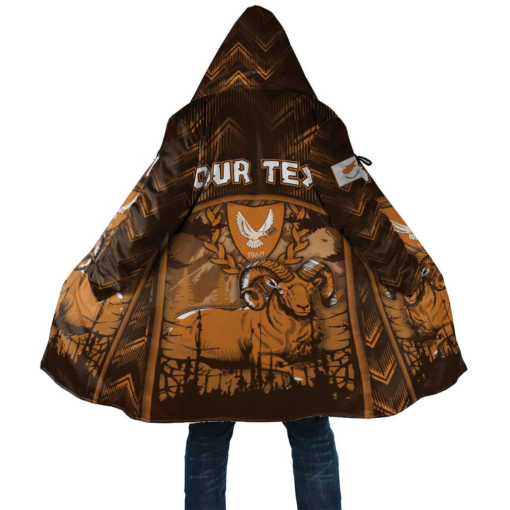Personalized Cyprus Cloak The Cypriot Mouflon With Coat Of Arms - Wonder Print Shop