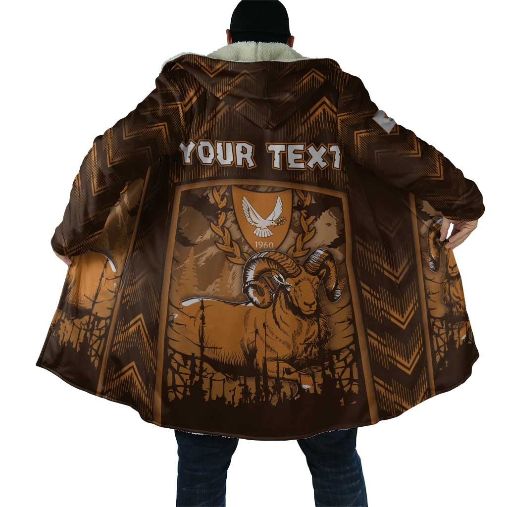 Personalized Cyprus Cloak The Cypriot Mouflon With Coat Of Arms - Wonder Print Shop