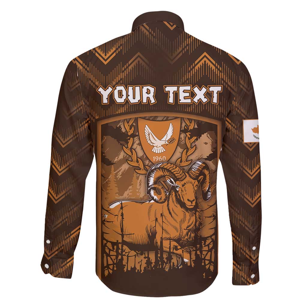 Personalized Cyprus Family Matching Long Sleeve Bodycon Dress and Hawaiian Shirt The Cypriot Mouflon With Coat Of Arms - Wonder Print Shop