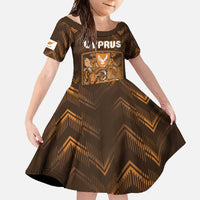 Personalized Cyprus Family Matching Mermaid Dress and Hawaiian Shirt The Cypriot Mouflon With Coat Of Arms - Wonder Print Shop