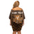 Personalized Cyprus Family Matching Off Shoulder Short Dress and Hawaiian Shirt The Cypriot Mouflon With Coat Of Arms - Wonder Print Shop