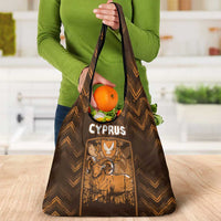 Cyprus Grocery Bag The Cypriot Mouflon With Coat Of Arms - Wonder Print Shop