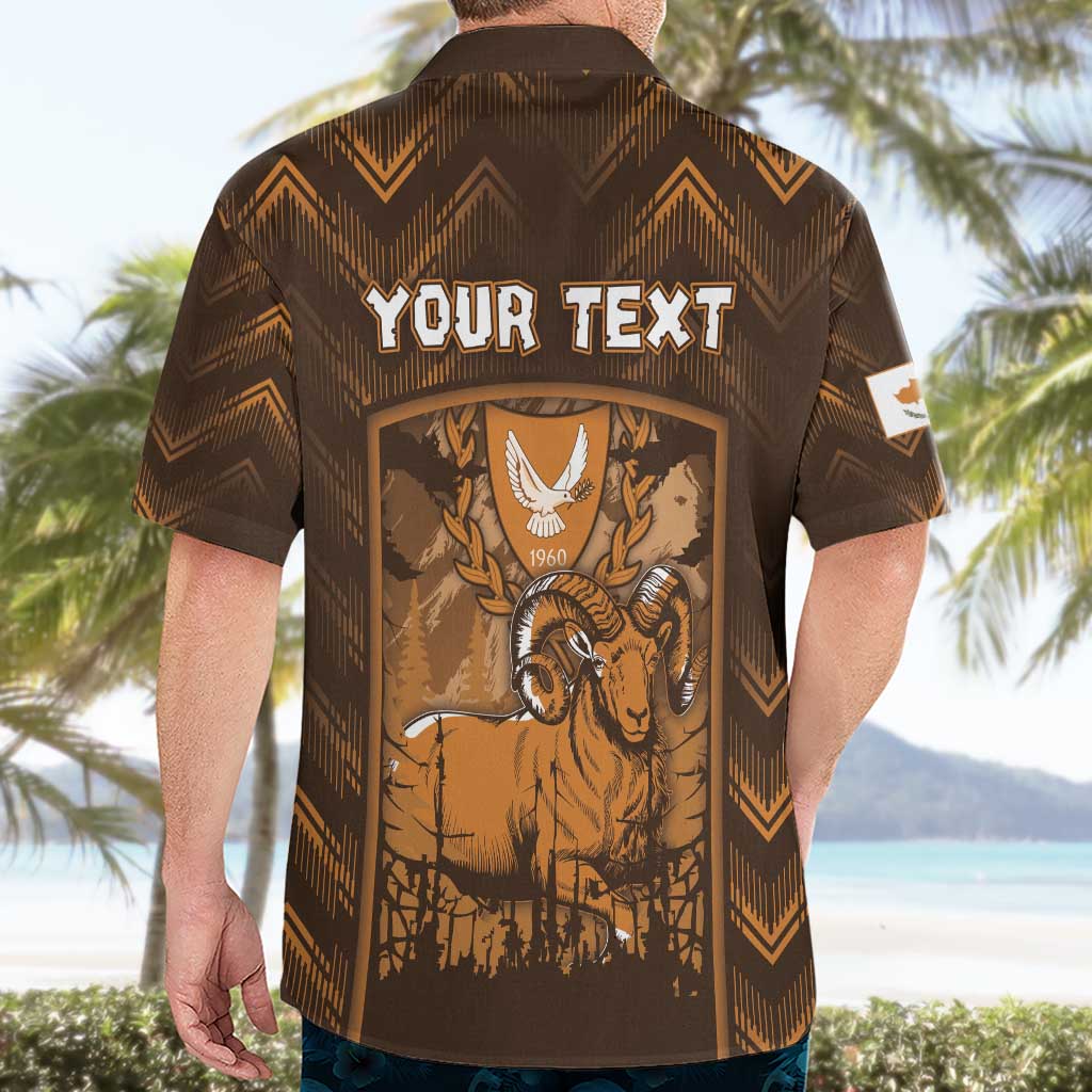 Personalized Cyprus Hawaiian Shirt The Cypriot Mouflon With Coat Of Arms - Wonder Print Shop
