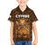 Personalized Cyprus Kid Hawaiian Shirt The Cypriot Mouflon With Coat Of Arms - Wonder Print Shop