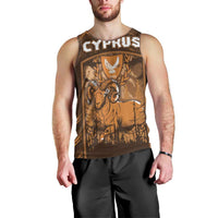 Personalized Cyprus Men Tank Top The Cypriot Mouflon With Coat Of Arms - Wonder Print Shop
