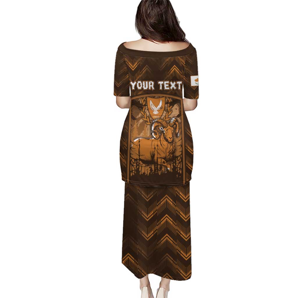 Personalized Cyprus Puletasi The Cypriot Mouflon With Coat Of Arms - Wonder Print Shop