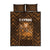 Cyprus Quilt Bed Set The Cypriot Mouflon With Coat Of Arms - Wonder Print Shop