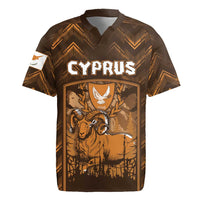 Personalized Cyprus Rugby Jersey The Cypriot Mouflon With Coat Of Arms - Wonder Print Shop