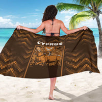 Cyprus Sarong The Cypriot Mouflon With Coat Of Arms - Wonder Print Shop