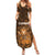 Personalized Cyprus Summer Maxi Dress The Cypriot Mouflon With Coat Of Arms - Wonder Print Shop